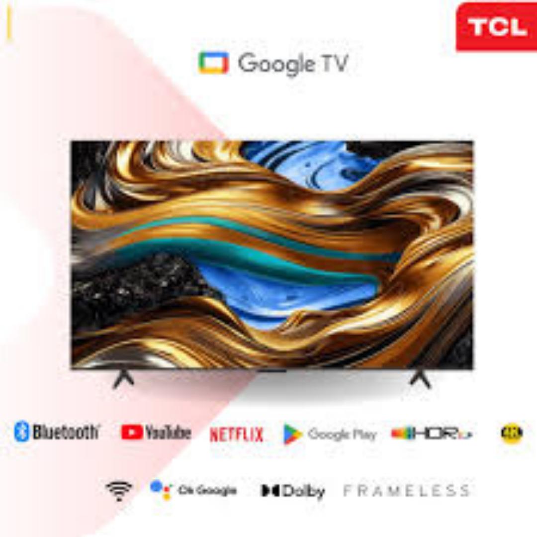 TCL 50" Inch 50V6C 4K ULTRA HD Smart TV with Google Dolby Vision, Atmos, HDR Pro+, Game Accelerator Enhanced Gaming, Voice Control-1 year warranty