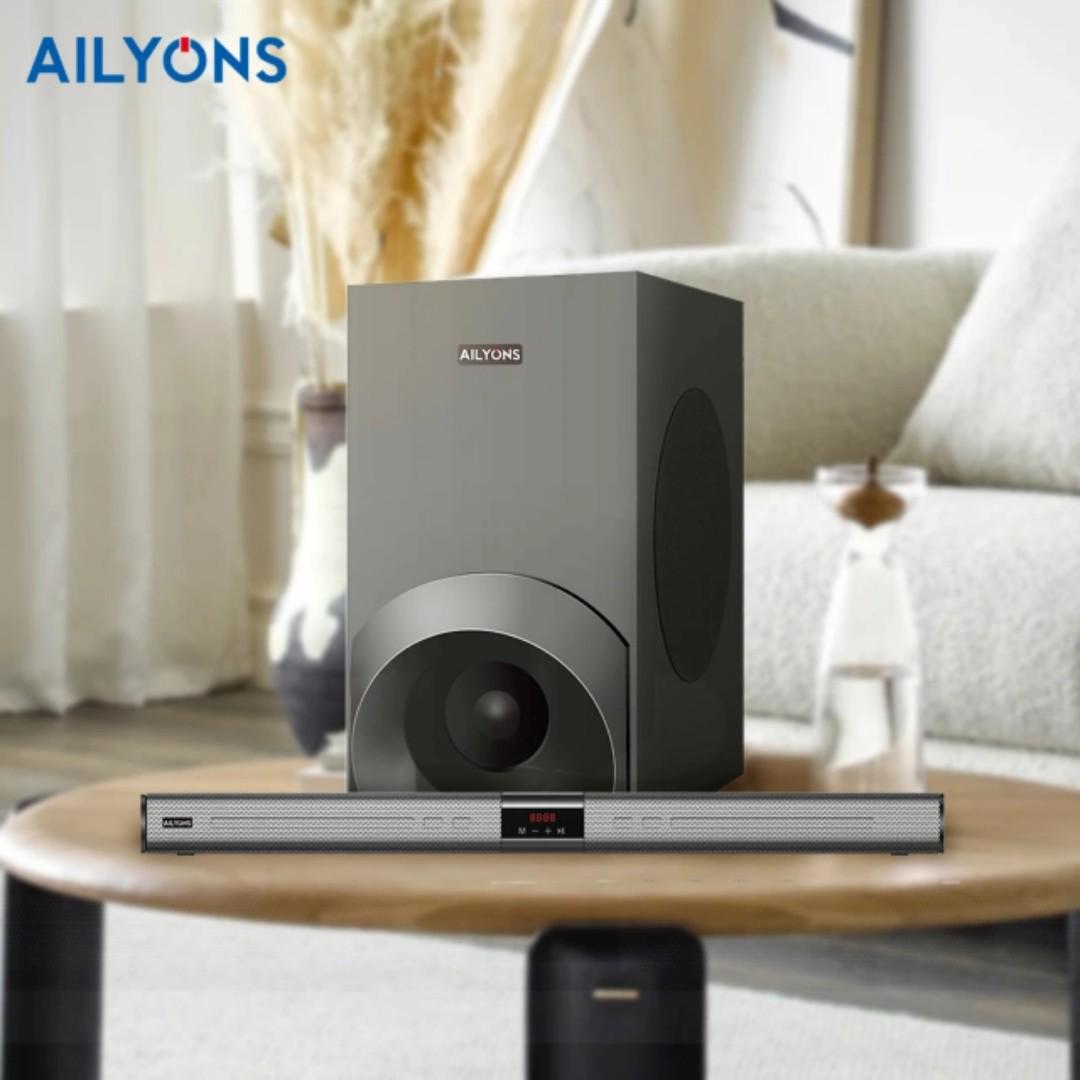 AILYONS SB501K 2.1CH Speaker System Woofer Sound Bar Subwoofer Soundbar Multimedia 18000W PMPO
