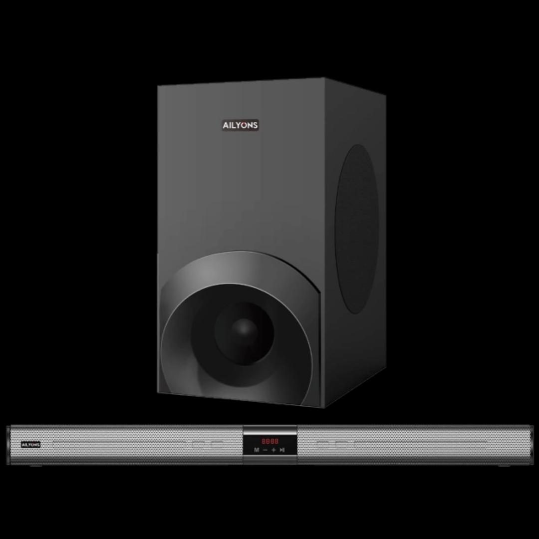 AILYONS SB501K 2.1CH Speaker System Woofer Sound Bar Subwoofer Soundbar Multimedia 18000W PMPO