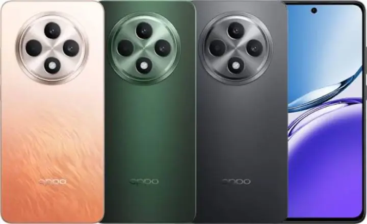 Oppo Reno 12F 4G Key Features RAM: 8GB Storage: 256GB OS: Android 14 ,SMARTPHONES , ColorOS 14 Camera: 50MP + 8MP + 2MP Selfie: 32MP Display: 6.67 inch, AMOLED,120Hz Processor:  smart phone