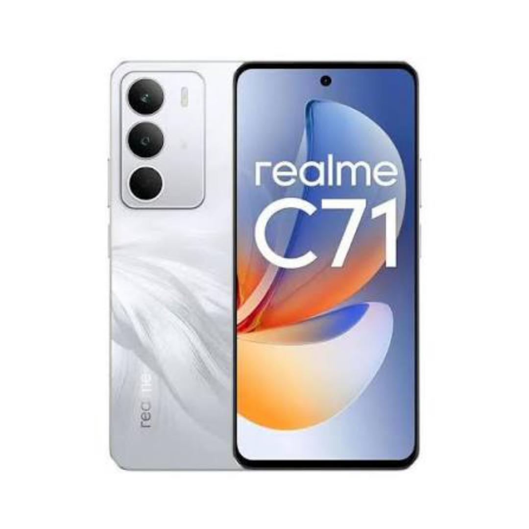 Realme C71 128GB+6GB 6.67" 120Hz 50MP AI cam 6000mAh 45W Dust Water Resistant Android 15 Type-C Dual Sim Side Fingerprint Smart Phones