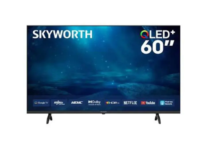 Skyworth 60Q6500G 60" Inch 4K QLED Google TV – Smart HDR Display