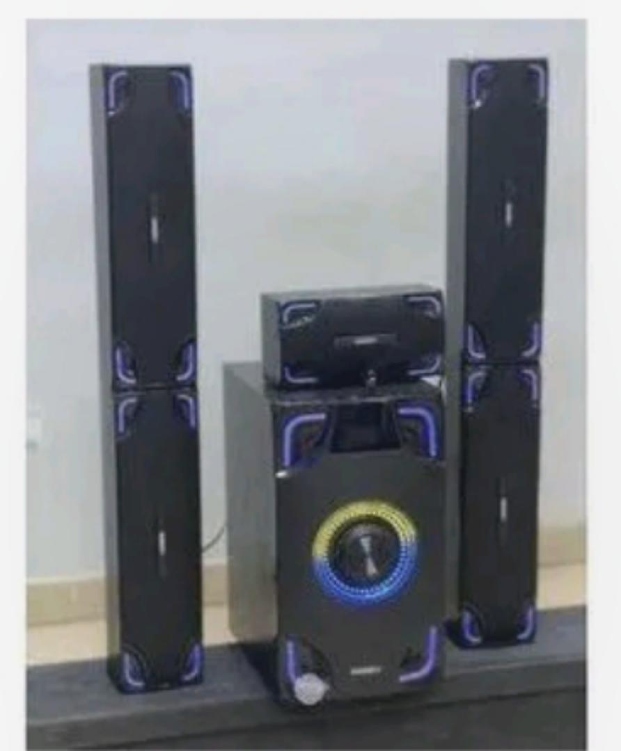 Nobel NB-2080 Tall Boy 5.1CH Home Theater System – 55,000W PMPO Bluetooth/USB/FM Multimedia Speaker System