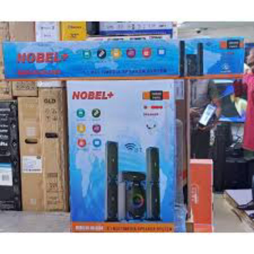 Nobel NB-2080 Tall Boy 5.1CH Home Theater System – 55,000W PMPO Bluetooth/USB/FM Multimedia Speaker System