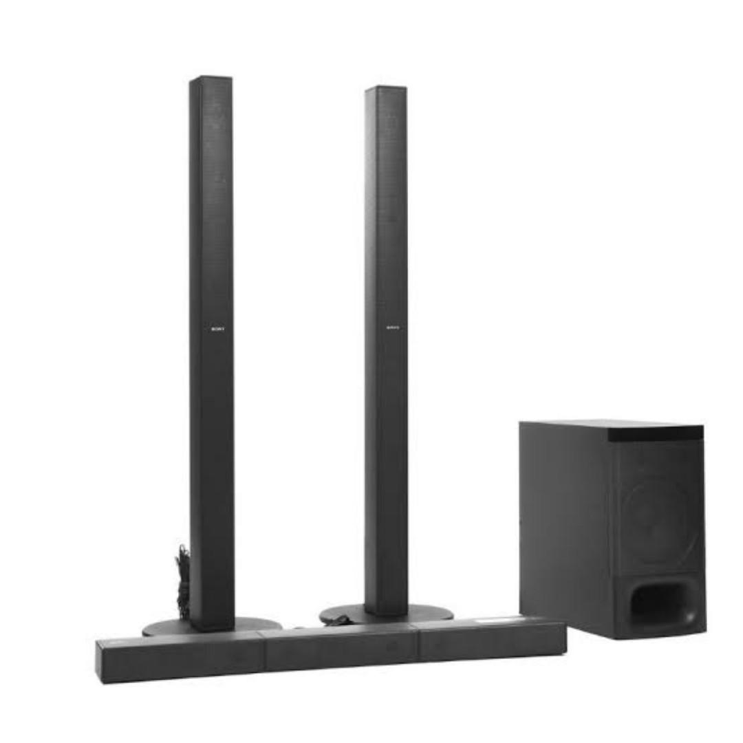 Sony HT-S700RF Real 5.1ch Dolby Audio Soundbar for TV with Tall boy Rear Speakers & Subwoofer, 5.1ch Home Theatre System (1000W, Bluetooth & USB Connectivity,HDMI & Optical Connectitvity)