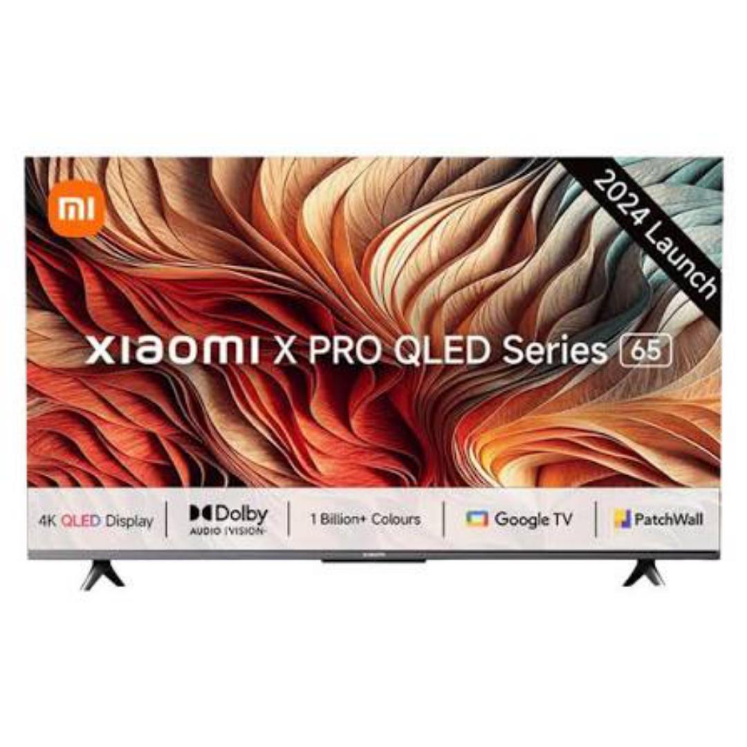 Xiaomi 65 inches X Pro QLED Series Smart Google TV L65MA-SIN 4K Ultra HD Black-1 year warranty