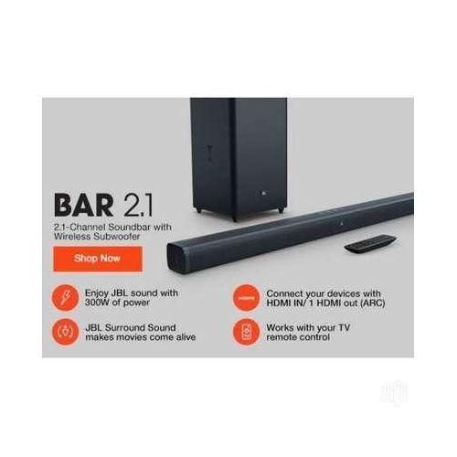 JBL BAR 2.1 MK2 With Wireless Subwoofer - Soundbar With Deep Bass-1 year warrant