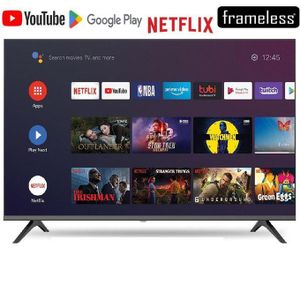 AMTEC 65" INCHES FRAMELESS SMART 4K HDR SMART GOOGLE TV,2 USB,3 HDMI+FREE TV GUARD AND WALL BRACKET -1 YEAR WARRANTY