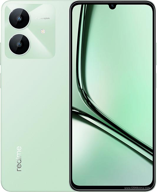 Realme Note 60x 6.74" IPS LCD Display, 4GB RAM+64GB ROM, 5000mAh, Android 14, 8MP Rear & 5MP Front Camera, Dual SIM, Fingerprint (side-mounted) Smartphones-1 year warranty