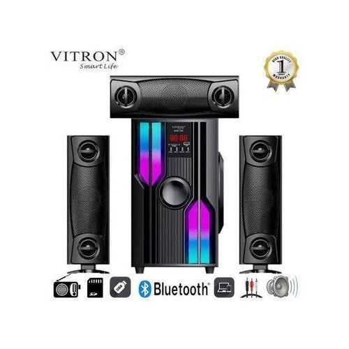 Vitron V646 3.1CH X-Bass Home Theatre System AC/DC Bluetooth Woofer Speaker System Subwoofer Home Audilo System USB SD MP3 FM Radio 10000W-1 year warranty