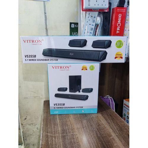 Vitron V535SB 11500watts PMPO 5.1 wired soundbar system high quality Sound Bar System with Subwoofer, HDMI ARC, USB & AU-1 YEAR WARRANTY