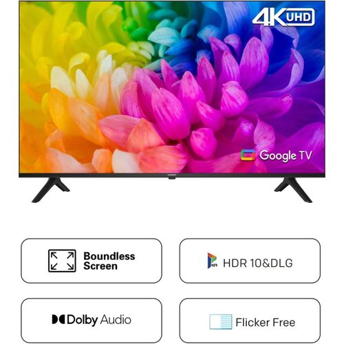 Skyworth 43' inch 4k Frameless Smart GOOGLE TV Android Bluetooth Enabled Netflix Youtube I-cast Prime Video Google Play Assistant Television CHROME CAST In built Wi-FI & OK GOOGLE.