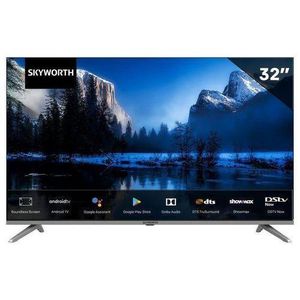 Skyworth 32" inch 32E3500G Frameless Smart Android TV ,Netflix, Youtube ,Bluetooth ,Google App-store, Dolby Audio Prime Video Built-in Chrome-cast i-cast-1 YEAR WARRANTY
