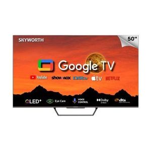 Skyworth 50 Inches 50Q6500G 4K QLED Smart TV – Ultra HD Quantum Dot Display, HDR Picture Quality, Smart Android TV, Built-in WiFi & Netflix YouTube Support, Dolby Audio,Frameless Design-1 YEAR WARRANT