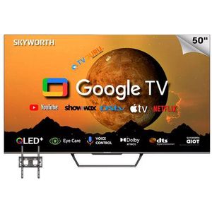 Skyworth 50 Inches 50Q6500G 4K QLED Smart TV – Ultra HD Quantum Dot Display, HDR Picture Quality, Smart Android TV, Built-in WiFi & Netflix YouTube Support, Dolby Audio,Frameless Design-1 YEAR WARRANT