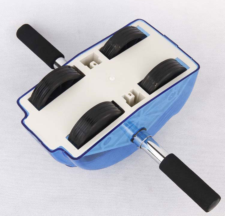 Home GYM Spring Gear Ab Roller Wheel for Abdominal Exercise Fitness Silence Four-wheeled Abs Rollers. Ab rollers trainer Fitness Equipments body building