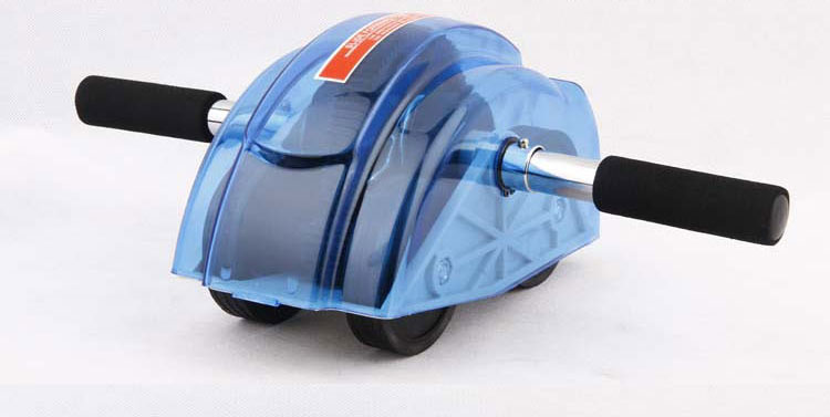 Home GYM Spring Gear Ab Roller Wheel for Abdominal Exercise Fitness Silence Four-wheeled Abs Rollers. Ab rollers trainer Fitness Equipments body building