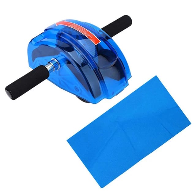 Home GYM Spring Gear Ab Roller Wheel for Abdominal Exercise Fitness Silence Four-wheeled Abs Rollers. Ab rollers trainer Fitness Equipments body building