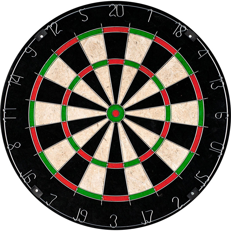 Professional Competition Type Round Net Dart Board, Gillnet Dart Board, Advanced African Sisal Dart Board Including 6 Darts