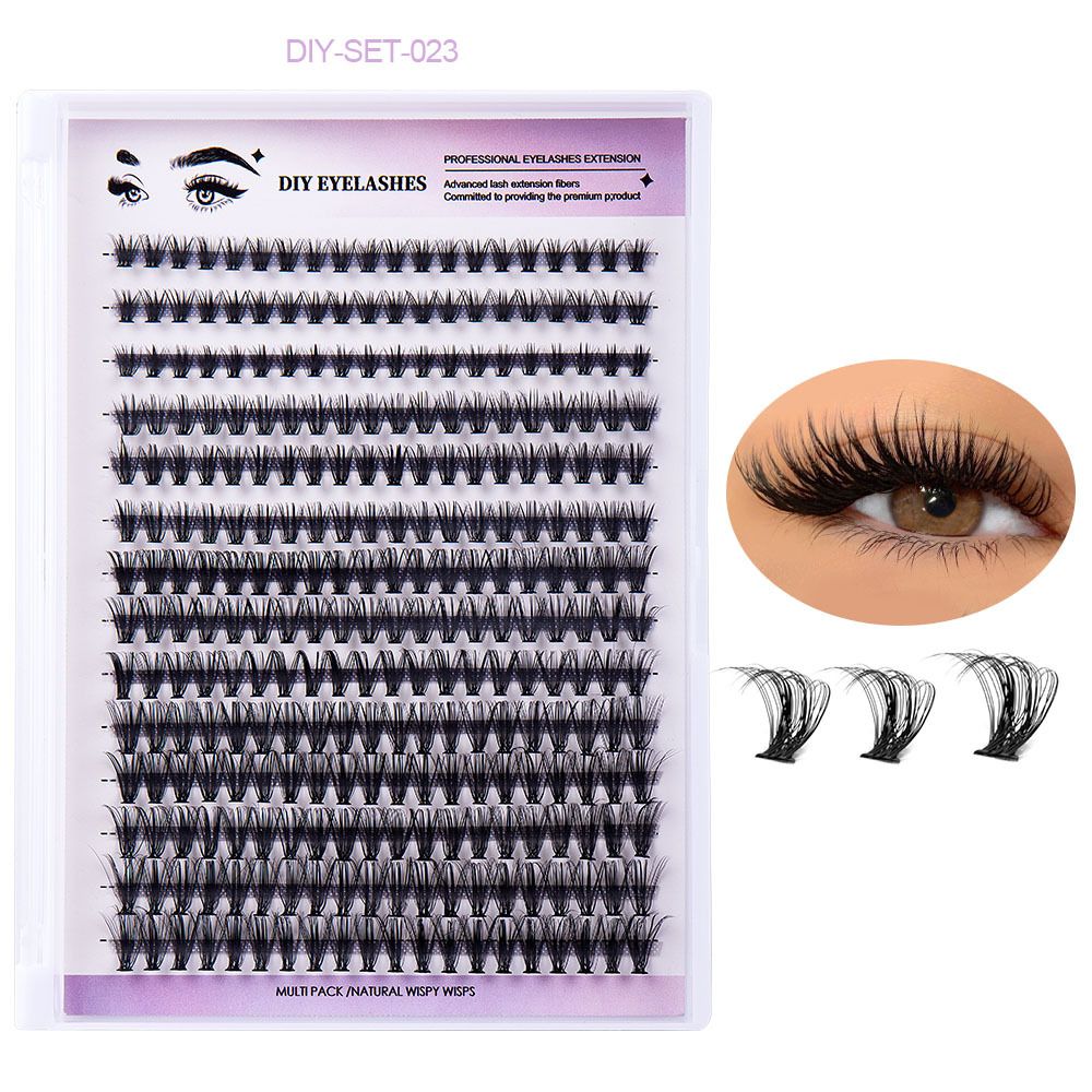 DIY 280clusters  False Eyelashes Multipack - Natural Volume, Reusable & Bulk Set