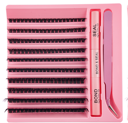 False Eyelashes Set Thick 30D/40D Segmented Self-grafting Fluffy Eyelashes at Home (Naturally)