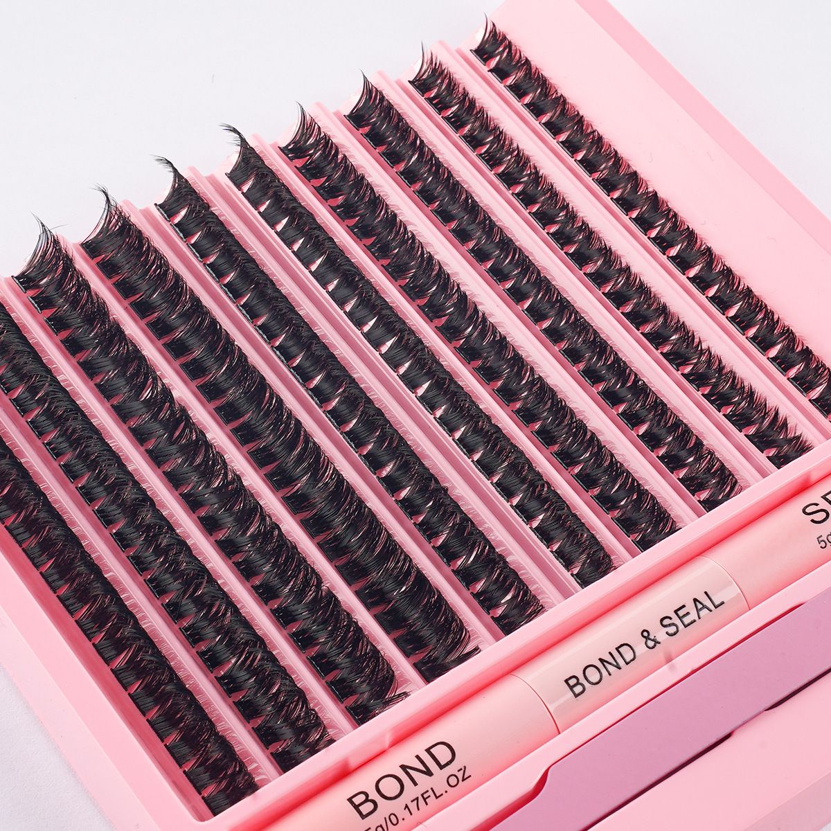 False Eyelashes Set Thick 30D/40D Segmented Self-grafting Fluffy Eyelashes at Home (Naturally)