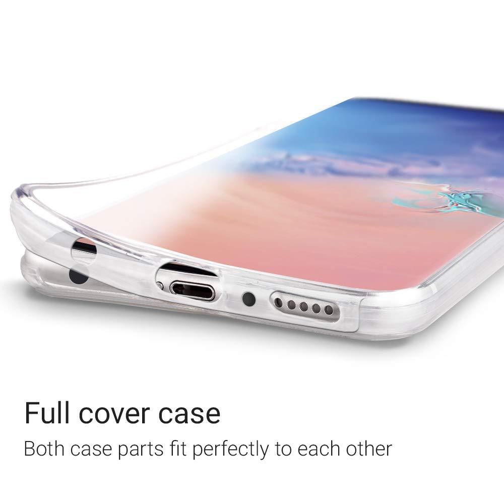 Transparent Phone Case For Samsung Galaxy PC+pet 2-in-1 S23 protective sleeveA56 A36 A26 A16 A06 A55 A35 A05 A05S A15 A25 A54 A34 A24 A14 A04s  A04 A13 S24 S22 Ultra Plus FE Shockproof Bumper Cover