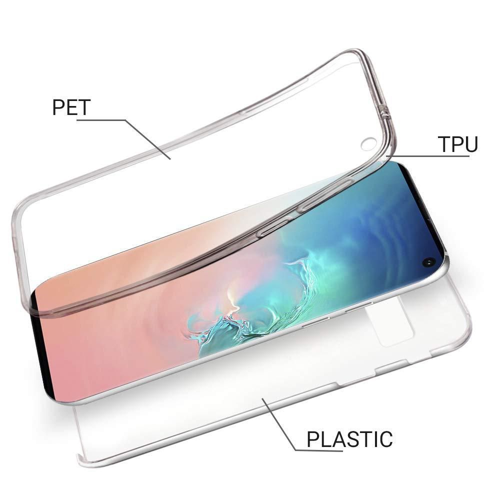 Transparent Phone Case For Samsung Galaxy PC+pet 2-in-1 S23 protective sleeveA56 A36 A26 A16 A06 A55 A35 A05 A05S A15 A25 A54 A34 A24 A14 A04s  A04 A13 S24 S22 Ultra Plus FE Shockproof Bumper Cover