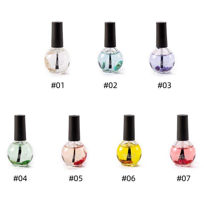 NAIL Edge Care Oil MANICURE Dried Flower Nutrition Oil 15ML Nail Edge Care Oil Anti-Barb Moisturizing Dried Flower Nutrition Oil  Anti-Barb Nourishing Dried Flower Nutrition Oil