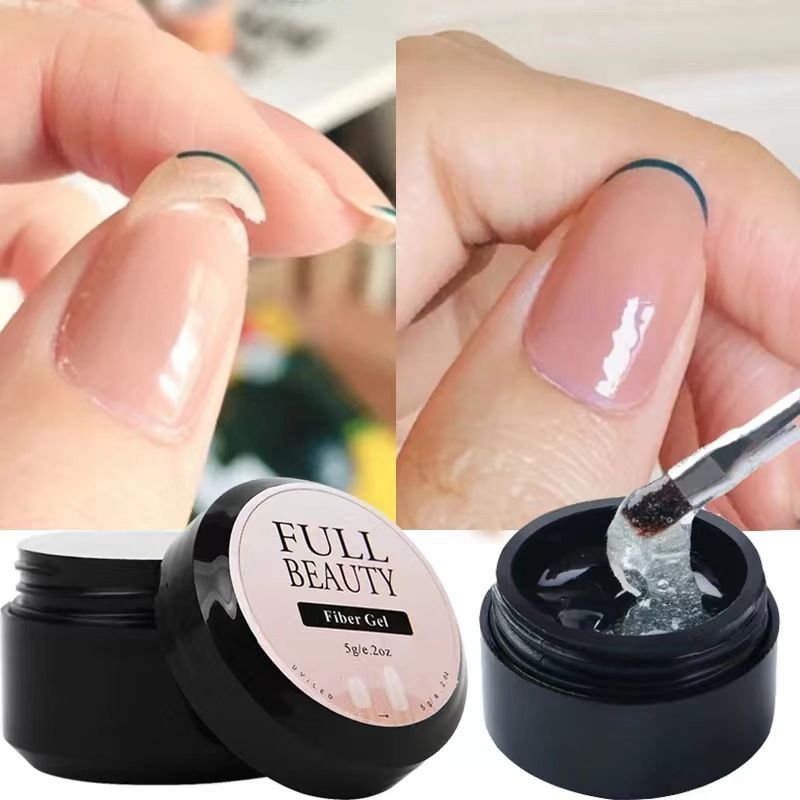Nail Repair Protection Gel, Stick on False Nails Tip for Women, Nail Repair Kit for Split Natural Nail, Clear Builder Base Gel Designed for Women