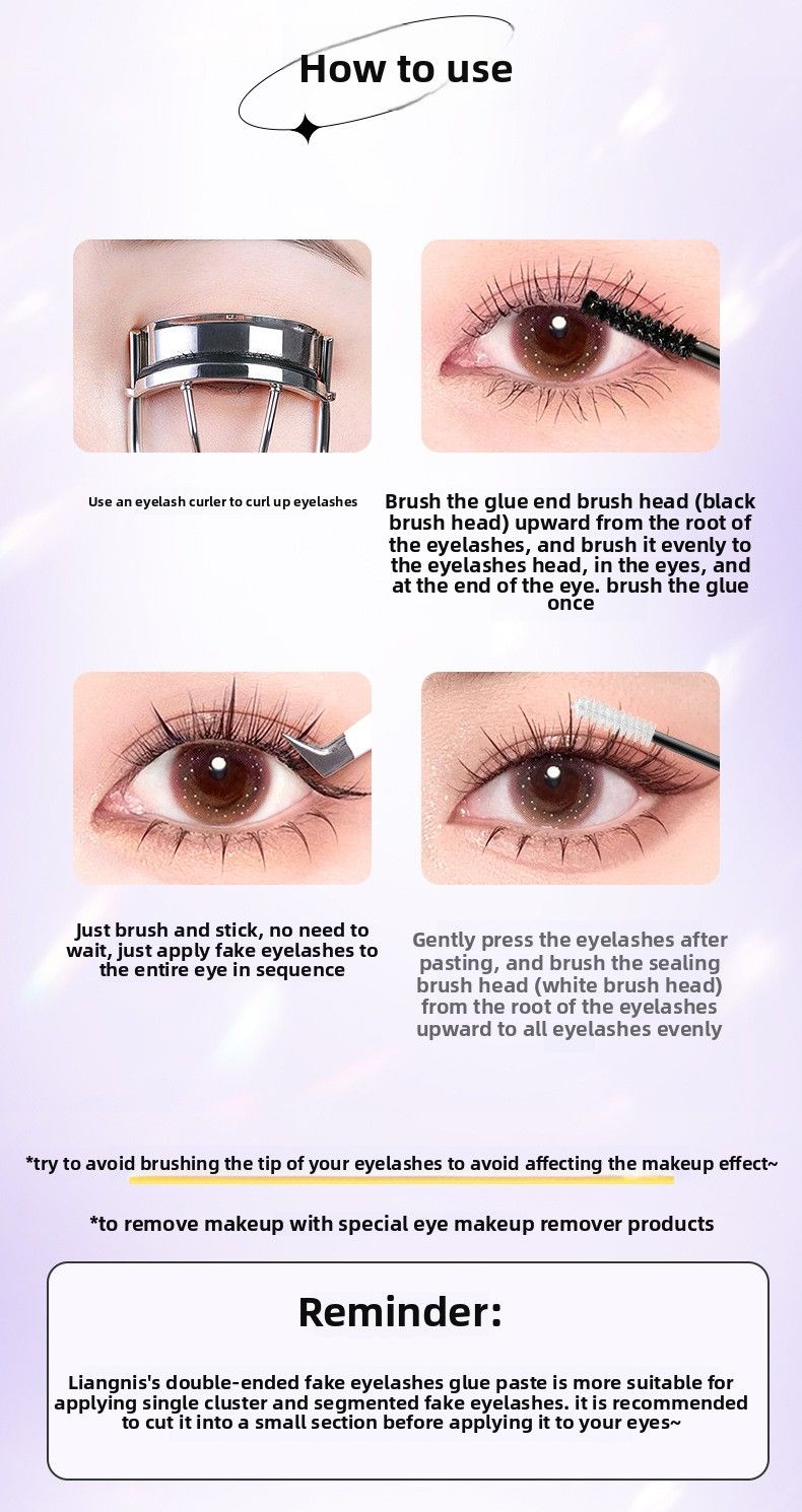 Lash Extension Kit DIY 280pcs Lash Bond and Seal for Eyelashes Extensions Cluster Lash Glue Long Lasting Eyelash Glue Waterproof DIY Lashes Extension Glue Seal  Bond Mascara Wand Individual Lash Glue