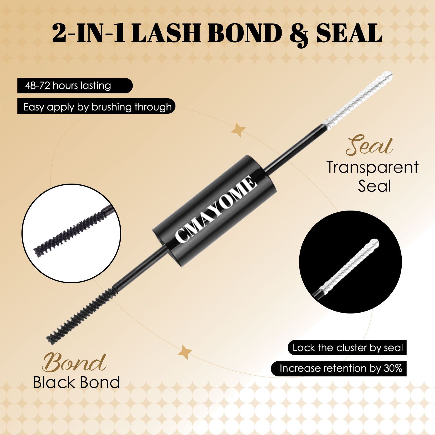 Double DIY Segmented False Eyelash Glue Self-grafting Quick-drying Eyelash Glue False Eyelash Glue Waterproof Eye Lash Cosmetic Tools False Eyelashes Makeup