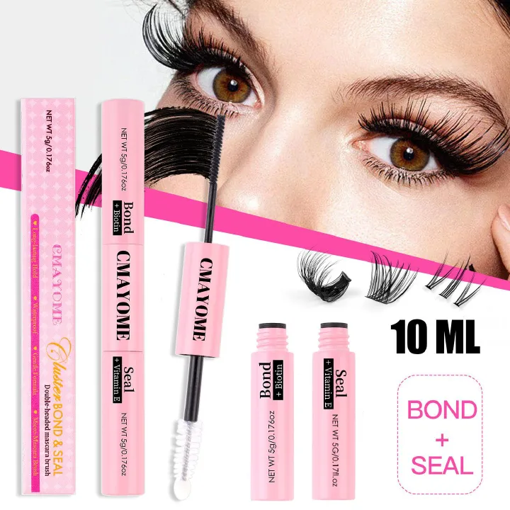 Double DIY Segmented False Eyelash Glue Self-grafting Quick-drying Eyelash Glue False Eyelash Glue Waterproof Eye Lash Cosmetic Tools False Eyelashes Makeup
