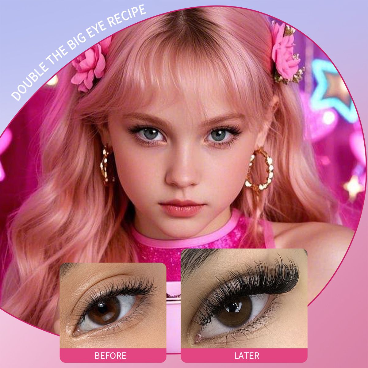 Hot-Melt Multi-Hairs Of False Eyelashes, Large-Capacity Dense D Roll 10D-100D False Eyelashes Book Set Four Types Of Thick False Eyelashes