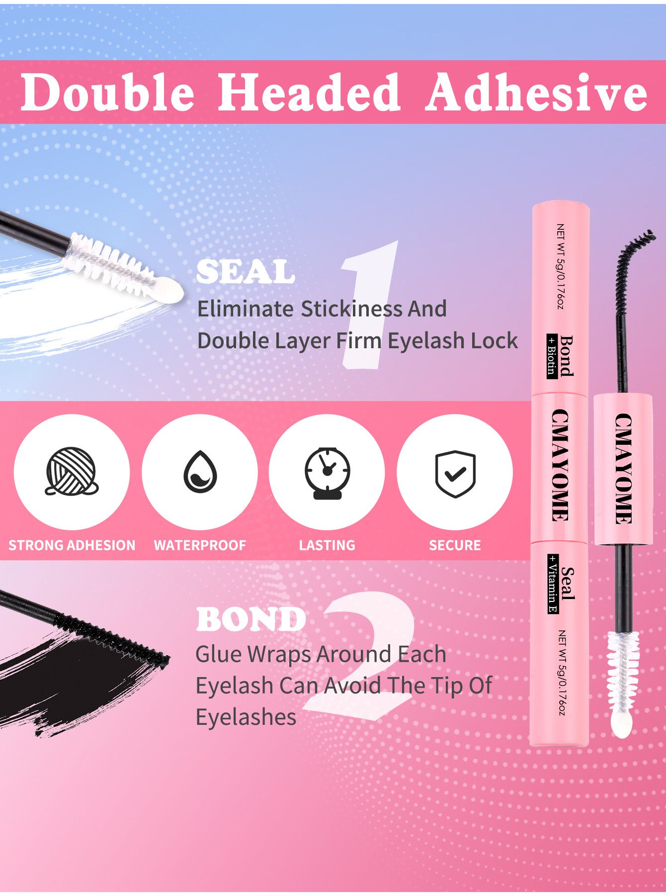 Hot-Melt Multi-Hairs Of False Eyelashes, Large-Capacity Dense D Roll 10D-100D False Eyelashes Book Set Four Types Of Thick False Eyelashes