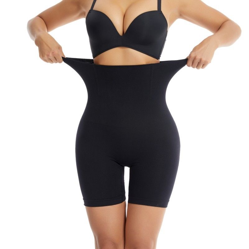 New Arrival High Waist Tummy Tuck Girdle Tights Body Shaping Pants Waist Trainer Panties Solid Color Skin Friendly Bodysuits