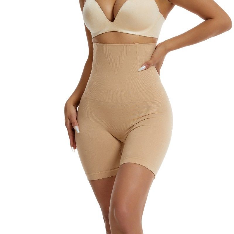 New Arrival High Waist Tummy Tuck Girdle Tights Body Shaping Pants Waist Trainer Panties Solid Color Skin Friendly Bodysuits