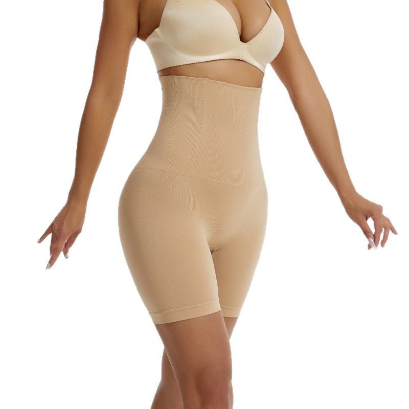 New Arrival High Waist Tummy Tuck Girdle Tights Body Shaping Pants Waist Trainer Panties Solid Color Skin Friendly Bodysuits