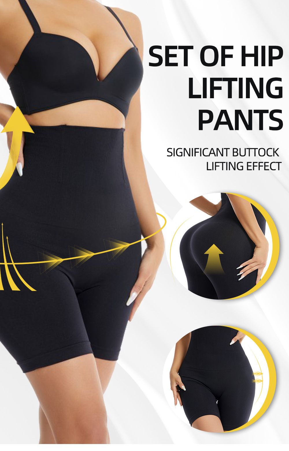 New Arrival High Waist Tummy Tuck Girdle Tights Body Shaping Pants Waist Trainer Panties Solid Color Skin Friendly Bodysuits