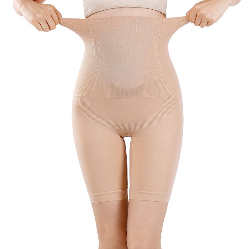 New Arrival High Waist Tummy Tuck Girdle Tights Body Shaping Pants Waist Trainer Panties Solid Color Skin Friendly Bodysuits