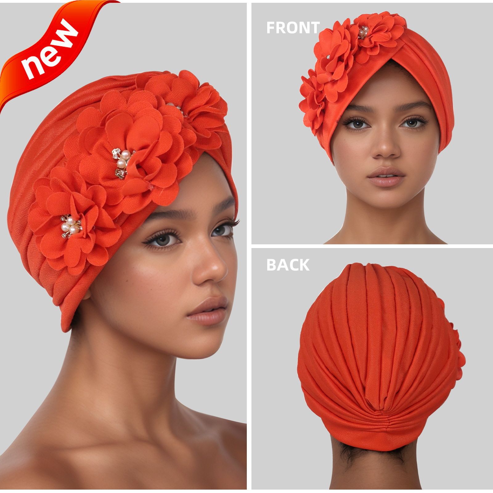 Cotton Solid Folds Pearl Muslim Turban Scarf Women Islamic Inner Hijab Caps Arab Wrap Head Hats Mujer 100% Turban Bonnet Cap Pretied Turban Head Hair Accessories Women Hats Caps Muslim Turban
