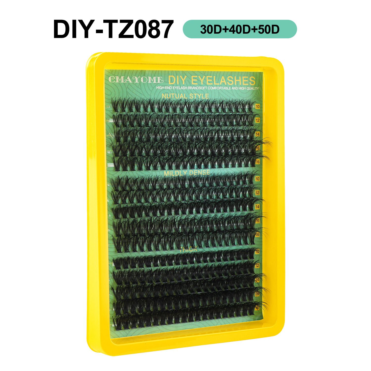 Single-cluster Segmented 3 Mixed Eyelash Glue Tweezers Set D Warping Natural Thick Eyelashes  Classic Individual Eyelash Extension Lashes Matte Black Professional Extension Individual Eyelashes