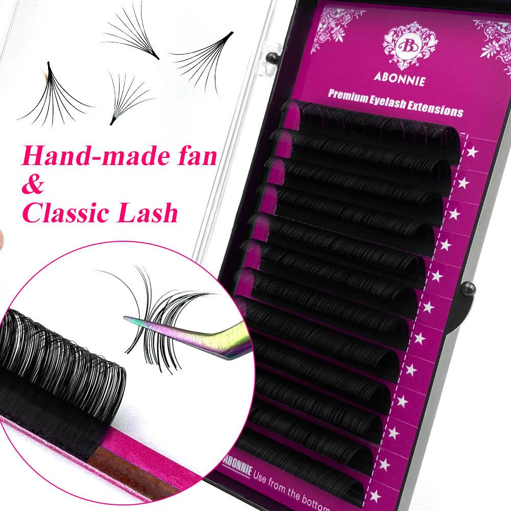 Lash Extension 0.05mm D Curl 15-20mm Mixed Classic Eyelash Extension Matte Black Individual Lashes Professional Salon Use Single Eyelashes