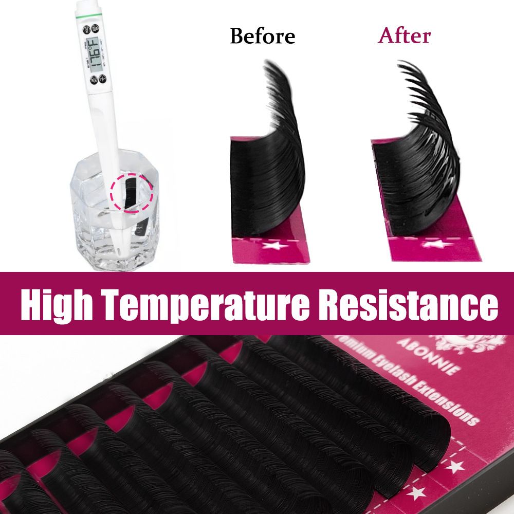 Lash Extension 0.05mm D Curl 15-20mm Mixed Classic Eyelash Extension Matte Black Individual Lashes Professional Salon Use Single Eyelashes