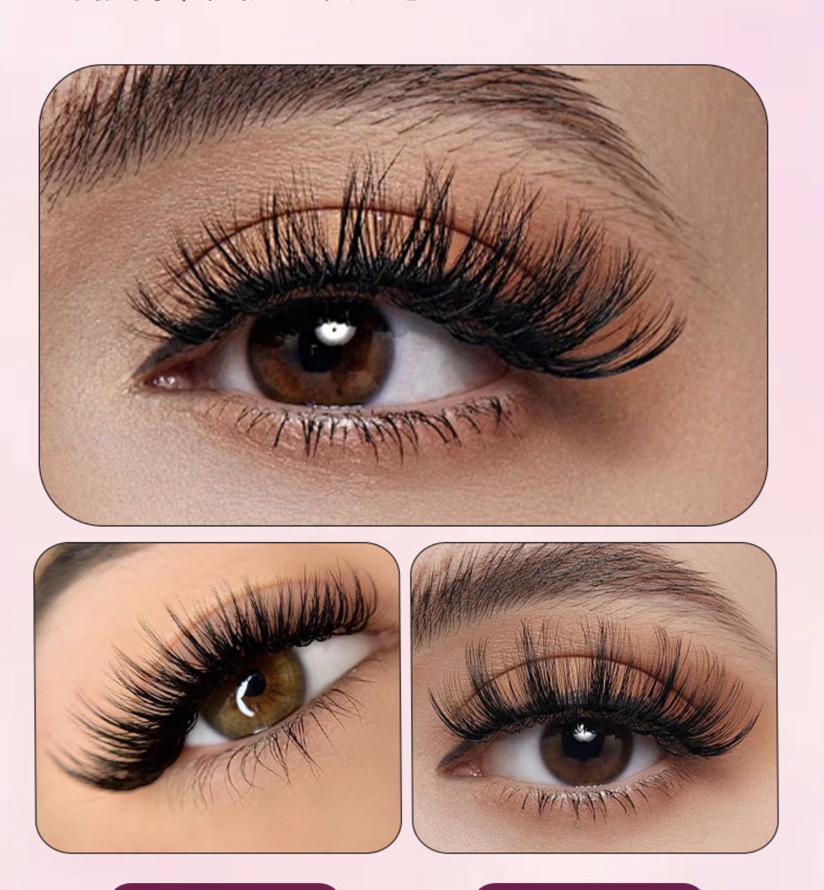 40P 80P Upgraded Self-grafting False Eyelashes D-warping Large Row Segmented Single-cluster DIY Eyelash Set 10 rows with large capacity glue tweezers set eyelashes combination 80D+40D
