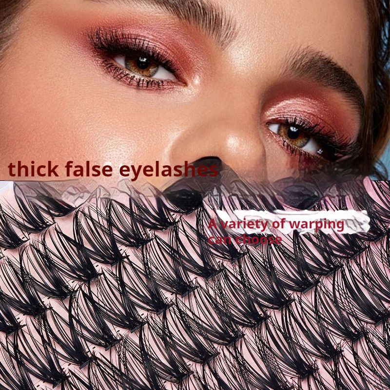 False Eyelashes Clusters, Includes 20 Clusters 10-16mm Mix Cluster Lashes, Natural Look Wispy Wisps, DIY Lash Extension Kit for Home