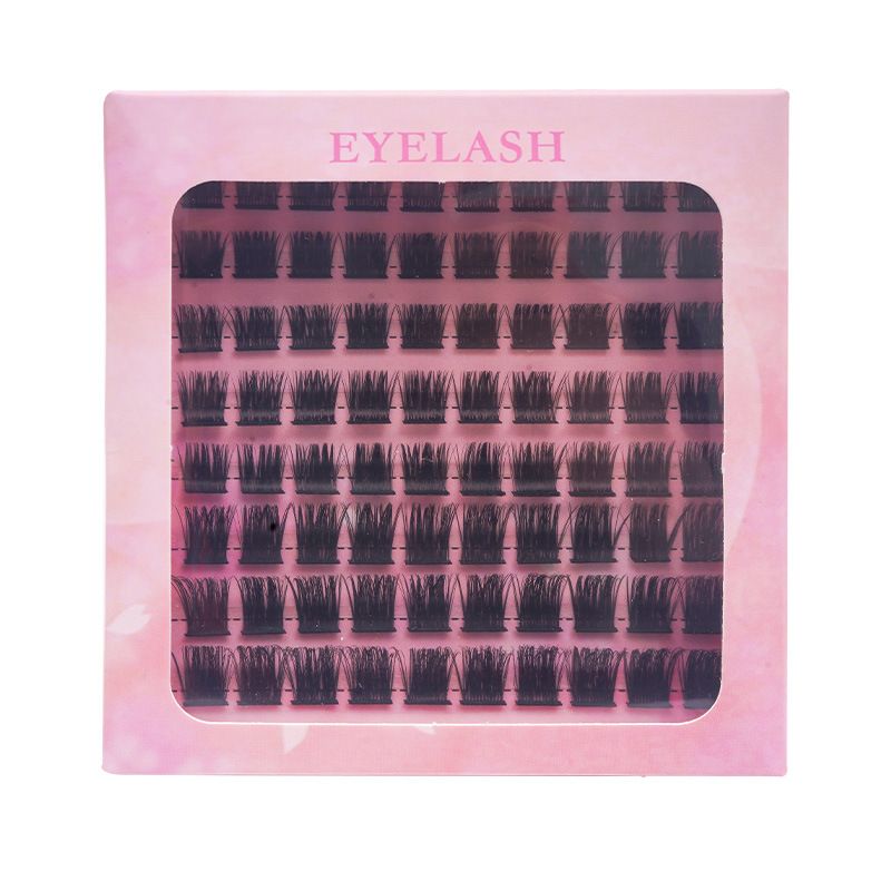 Thick False Eyelashes Segmented Single Cluster Self-grafting DIY Segmented false eyelash set, large capacity dense single cluster of false eyelashes