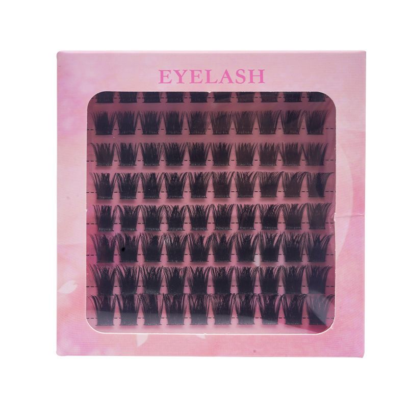 Thick False Eyelashes Segmented Single Cluster Self-grafting DIY Segmented false eyelash set, large capacity dense single cluster of false eyelashes