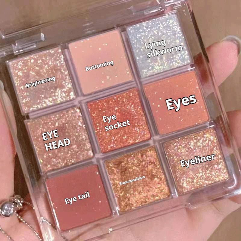 Colors Eyeshadow Palette,Glitter&Shimmer Eyeshadow Makeup,Long Lasting Blendable Shades Eye Shadow Make up view 4