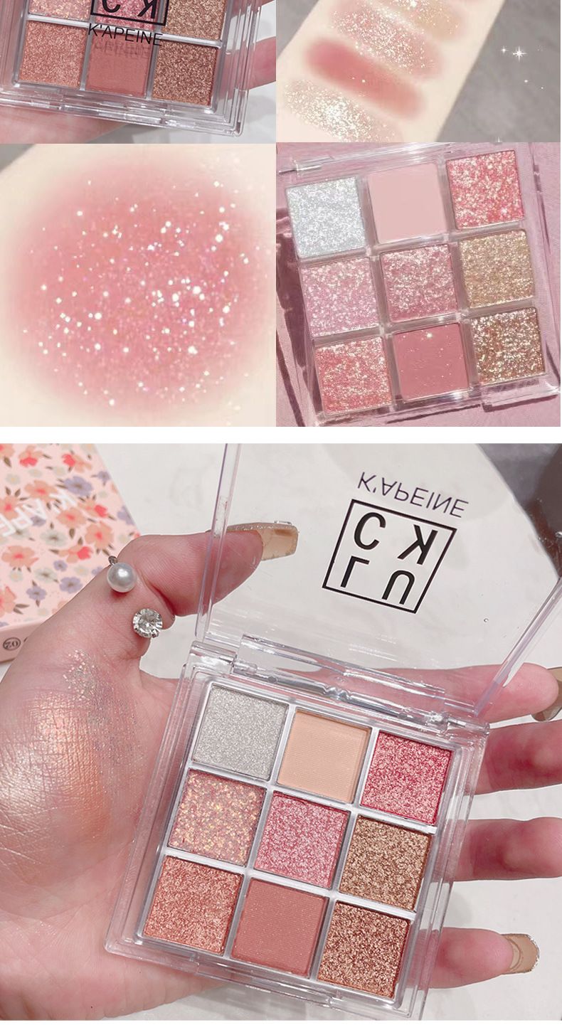 Colors Eyeshadow Palette,Glitter&Shimmer Eyeshadow Makeup,Long Lasting Blendable Shades Eye Shadow Make up view 10